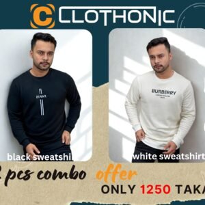 2 Pcs Combo | Black+ Off White